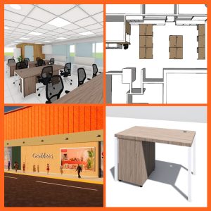 Descripción: Diseño de planos 2D y 3D